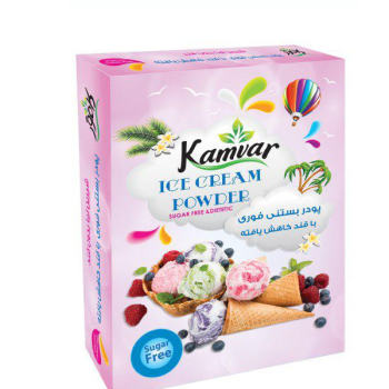 پودر بستنی رژیمی با طعم میوه