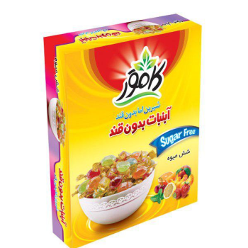 آبنبات شش میوه بدون قند