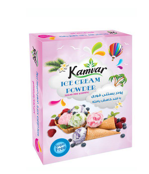 پودر بستنی رژیمی با طعم میوه